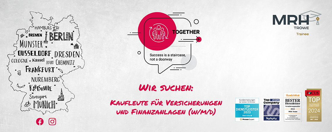 Ausbildung zum Kaufmann für Versicherungen und Finanzanlagen (w/m/d), 1. Bild